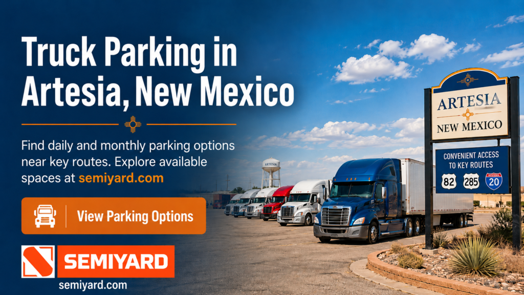 Truck parking in Artesia, NM