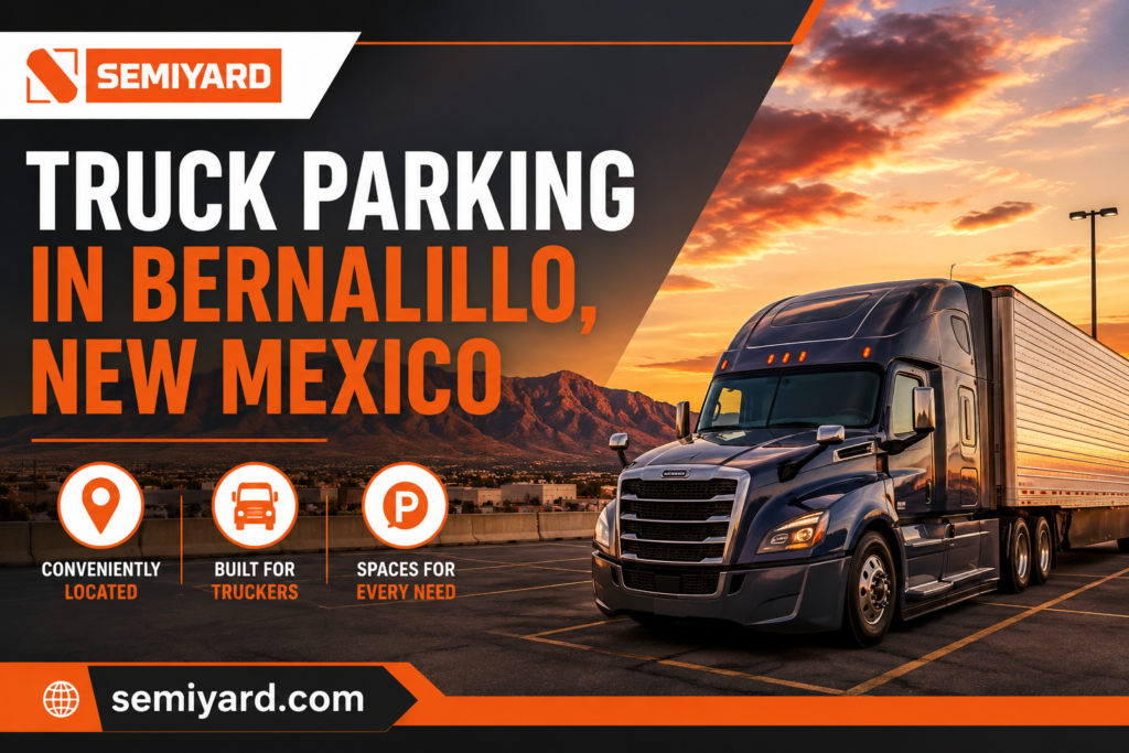 Truck parking in Bernalillo, NM
