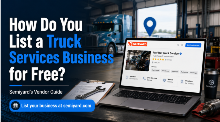 List Your Truck Repair Services