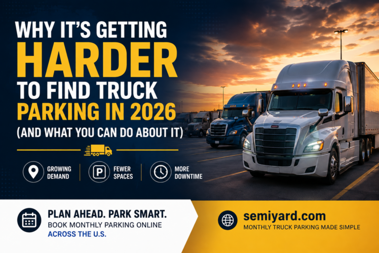 Truck Parking Challenges in 2026