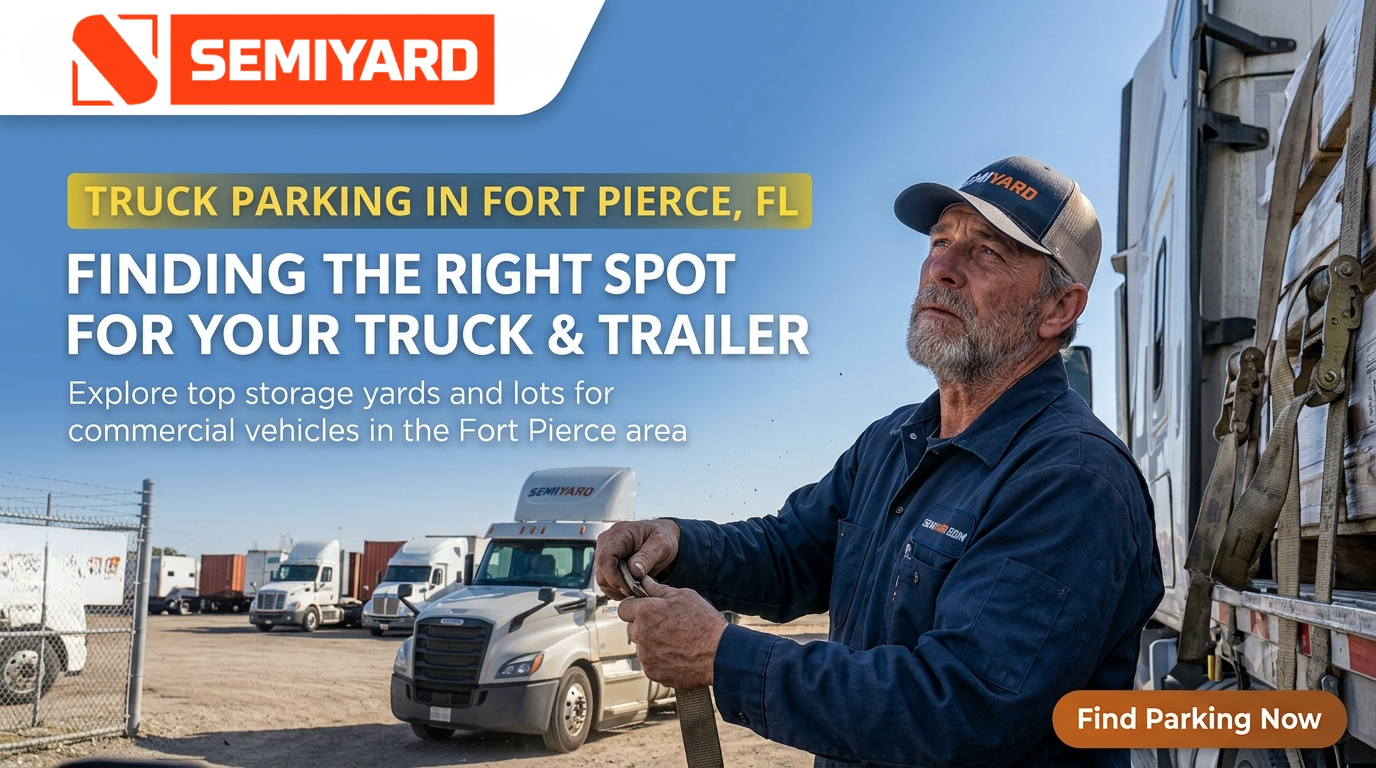 Truck Parking in Fort Pierce, FL: Finding the Right Spot for Your Truck or Trailer