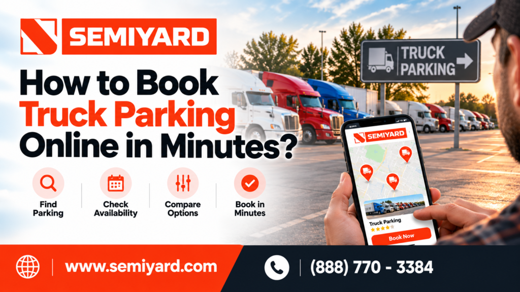 Truck parking in minutes