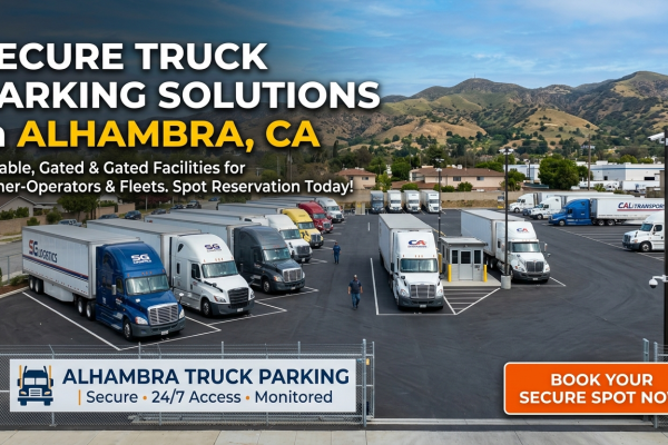 Alhambra, CA truck parking solutions