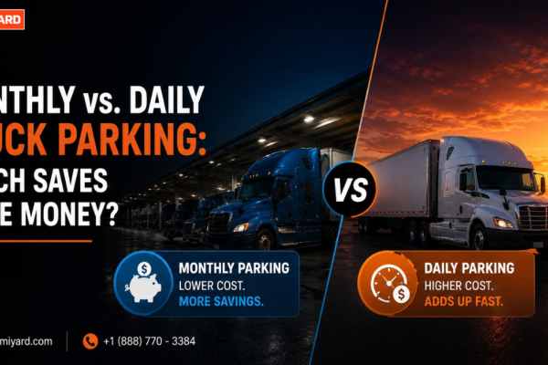 Monthly vs. Daily Truck Parking