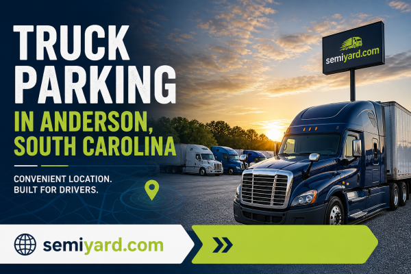 Truck Parking in Anderson, South Carolina