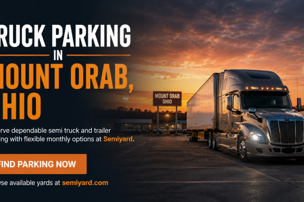 Truck Parking in Mount Orab, Ohio