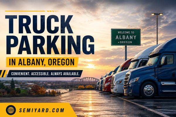Truck parking in Albany, Oregon