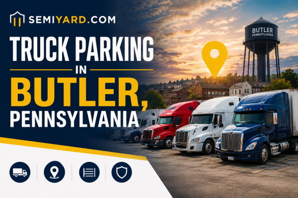 Truck parking in Butler, Pennsylvania