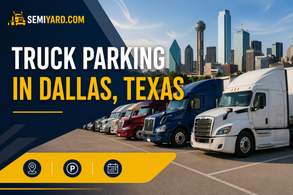 Truck parking in Dallas, Texas